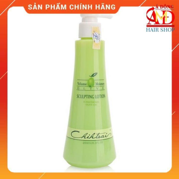 Gel giữ nếp tóc uốn xoăn bồng bềnh Chihtsai Olive Sculpting Lotion 250ml - Chính hãng M1
