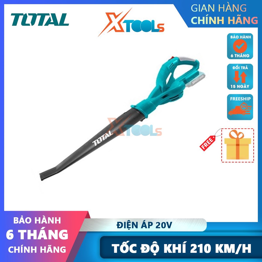 Máy thổi bụi cầm tay TOTAL TABLI2004 dùng pin lithium 20V, ống thổi có thể tháo rời không gồm pin sạc- CHÍNH HÃNG-XTOOLS