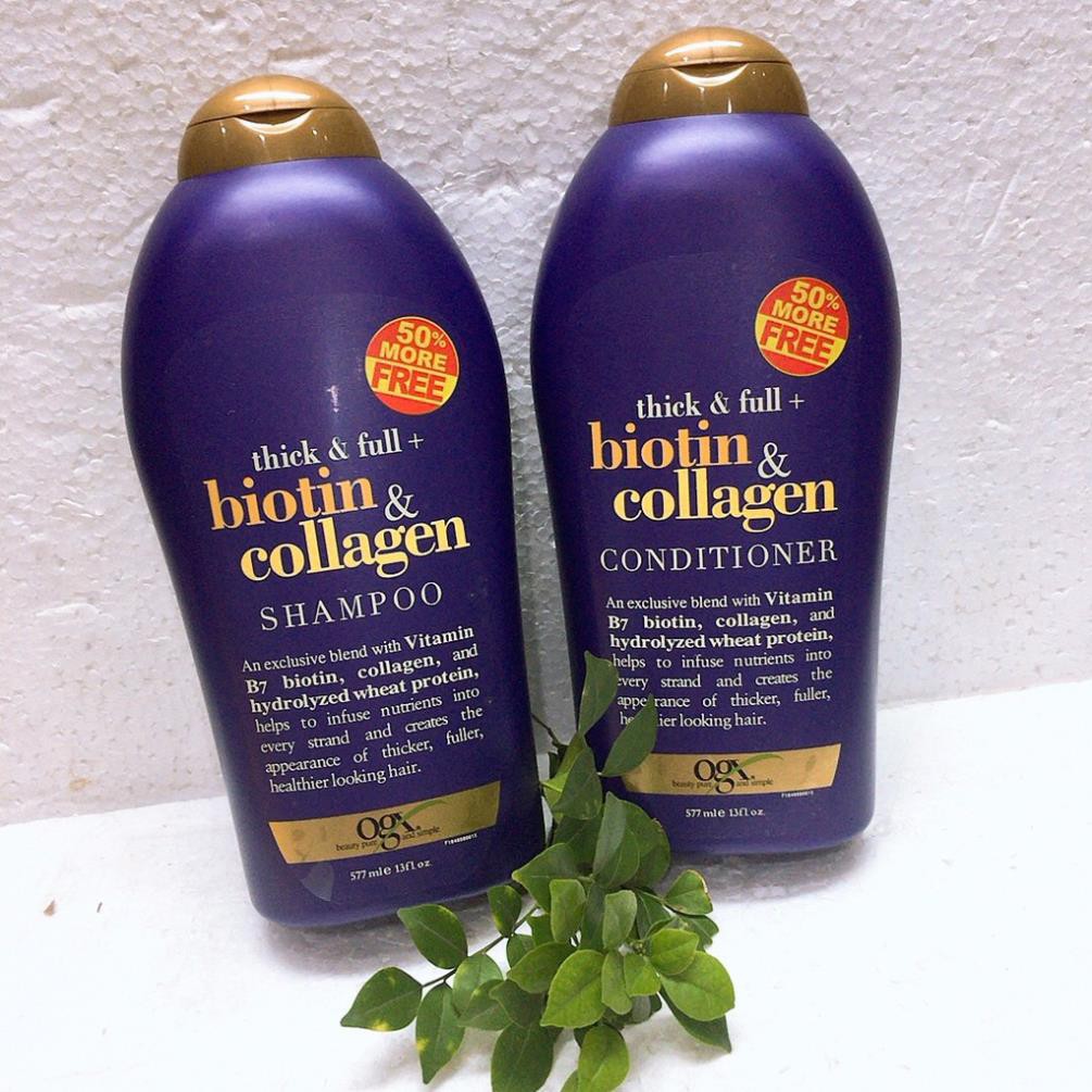 Dầu Gội Xả Chống Rụng Tóc Biotin Collagen 577ml | BigBuy360 - bigbuy360.vn
