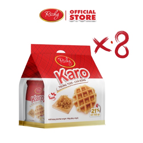 Combo 48 chiếc bánh Karo RICHY 26g/chiếc