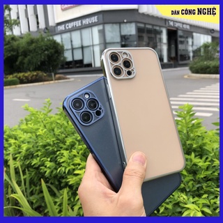 Ốp lưng iphone bảo vệ camera lưng mờ iphone 11 đến ip12 pro max
