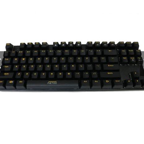 BÀN PHÍM CƠ METOO ZERO TKL FULL BLACK BLUE SWITCH