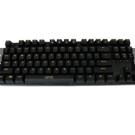 [Mã ELMS5 giảm 7% đơn 300K] BÀN PHÍM CƠ METOO ZERO TKL FULL BLACK BLUE SWITCH