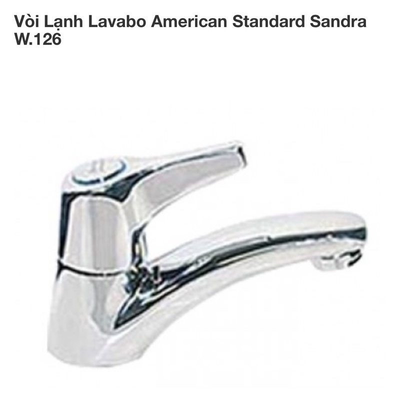 Vòi Lavabo Lạnh, Vòi Chậu Tay Gạt American Standar W.126