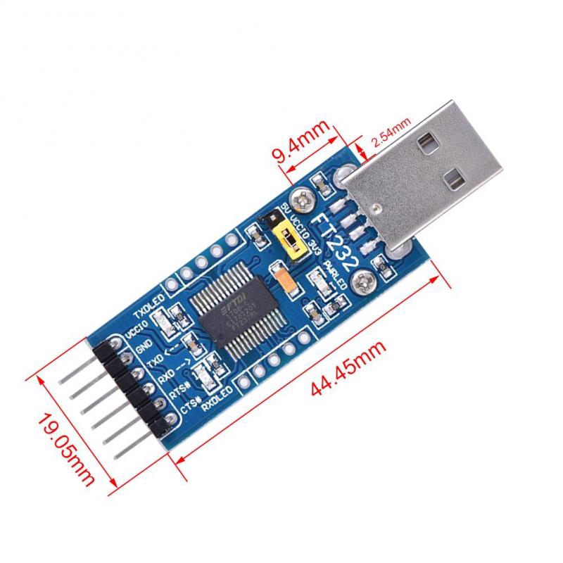 Mô đun chuyển đổi bo mạch FT232 USB UART (Type A) USB sang Serial TTL FT232RL