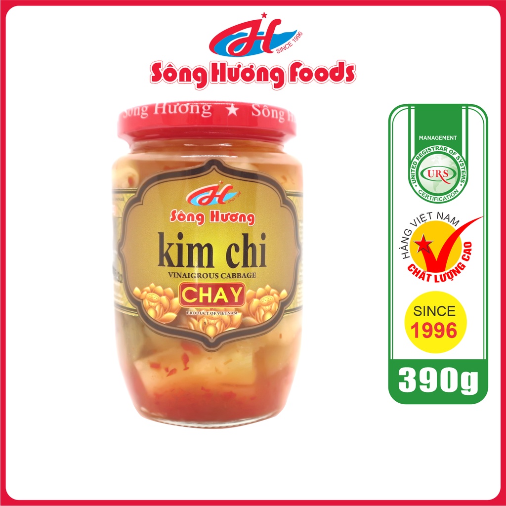 Kim Chi Chay Sông Hương Foods Hũ 390g - Thực phẩm chay, cung cấp vitamin, tốt tiêu hóa
