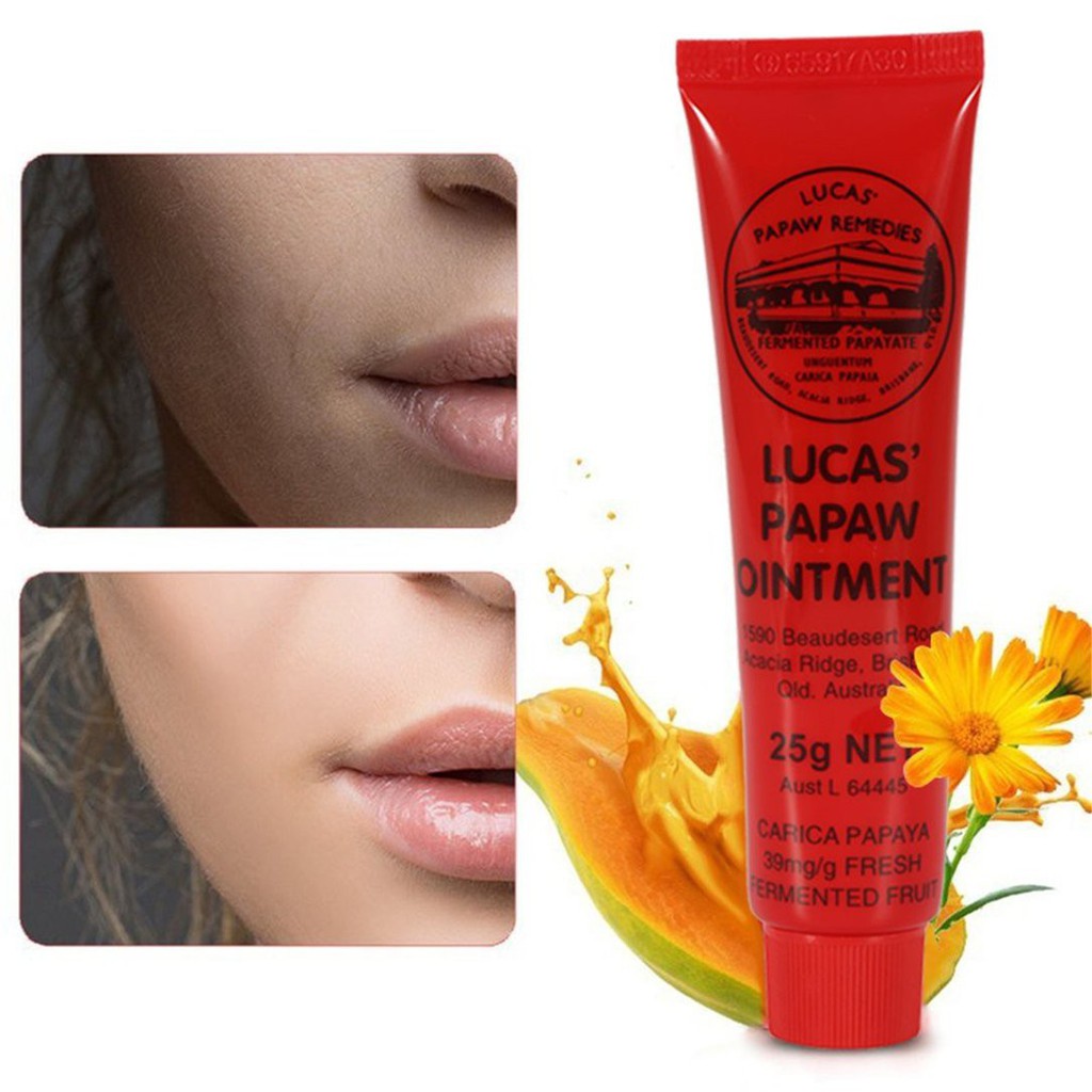 Kem dưỡng môi dưỡng ẩm đa chức năng chống hăm da 25g Lucas Papaw Ointment