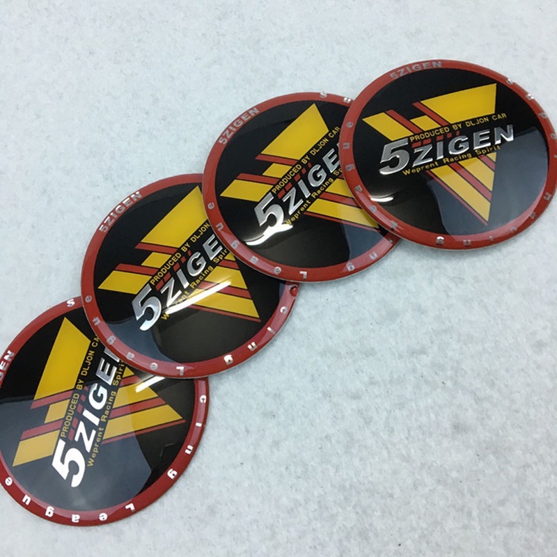 4 Cái / bộ Phù Hợp Cho Cadillac 5zigen Bánh Xe Trung Tâm Nắp Sửa Đổi Xe Quốc Huy Bánh Xe Trung Tâm B