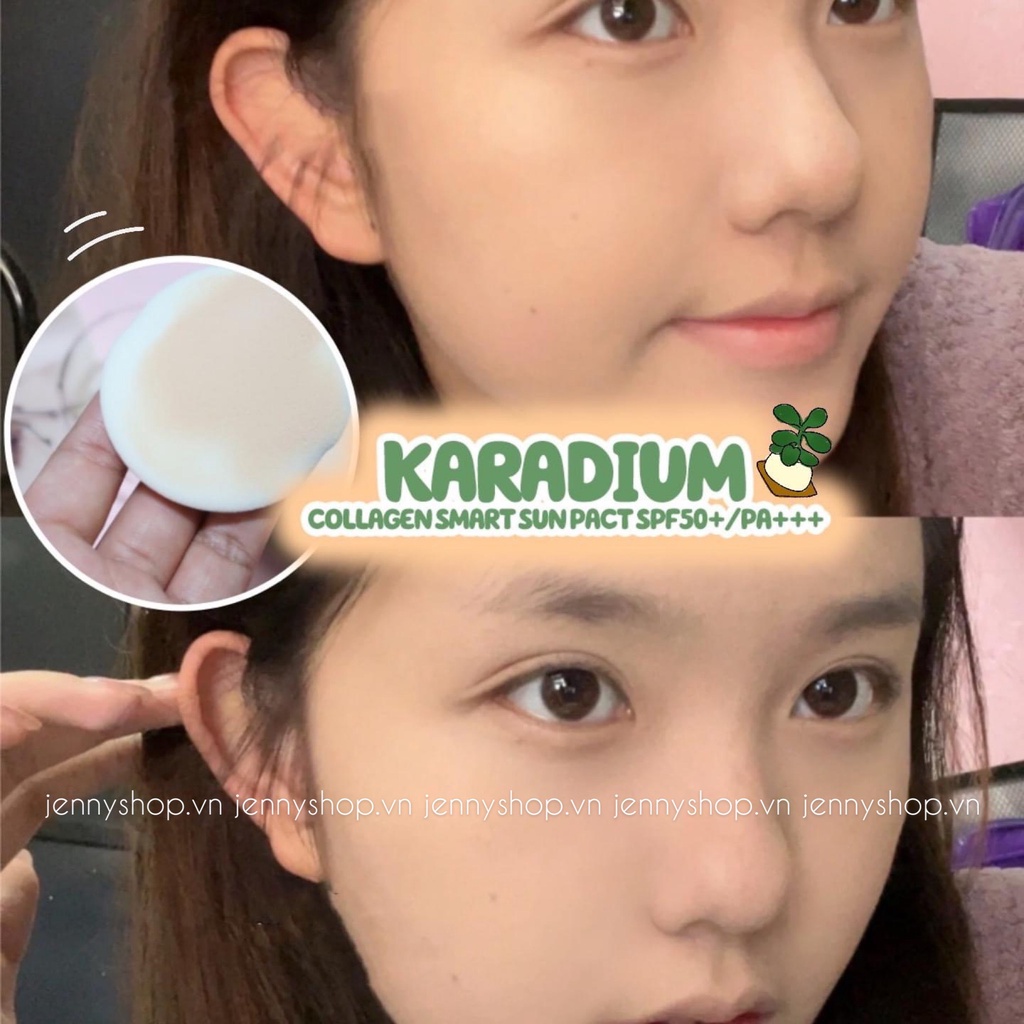 Phấn Phủ Nén Karadium Collagen Smart Sun Pact