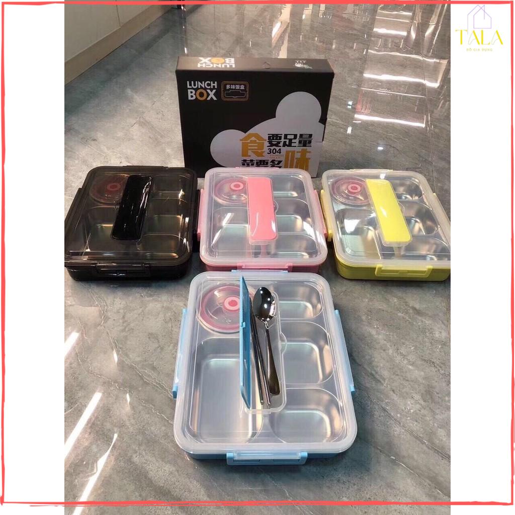 KHAY CƠM GIỮ NHIỆT INOX 5 NGĂN HÀN QUỐC