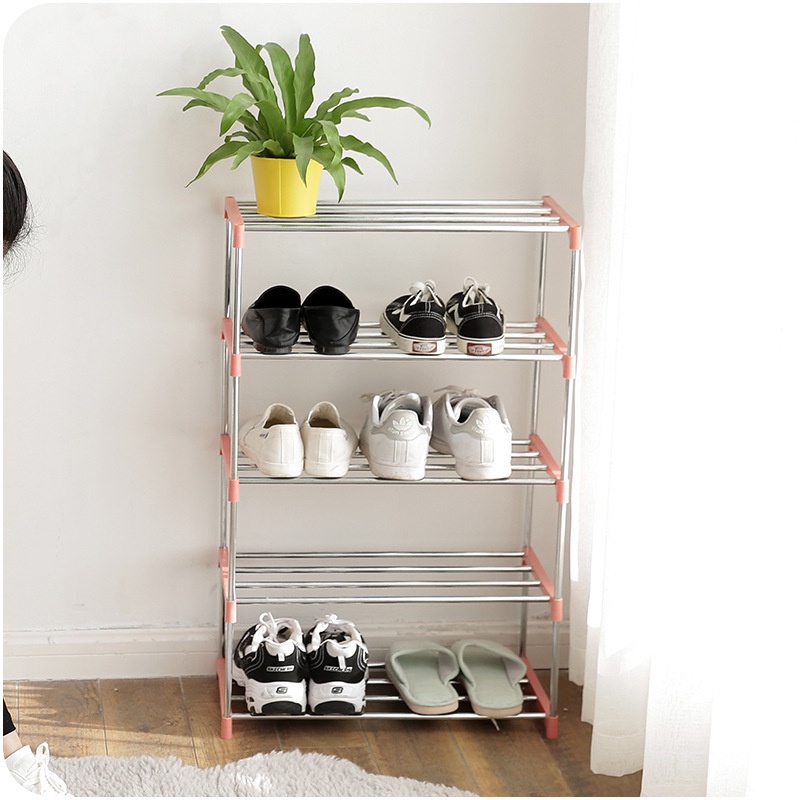 Kệ để giày inox DIY lắp ráp nhiều tầng