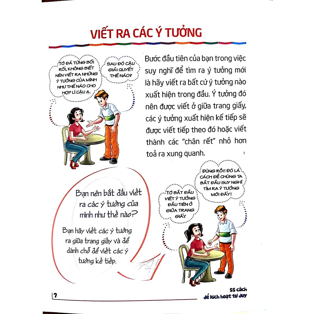 Sách: 55 Cách Để Kích Hoạt Tư Duy