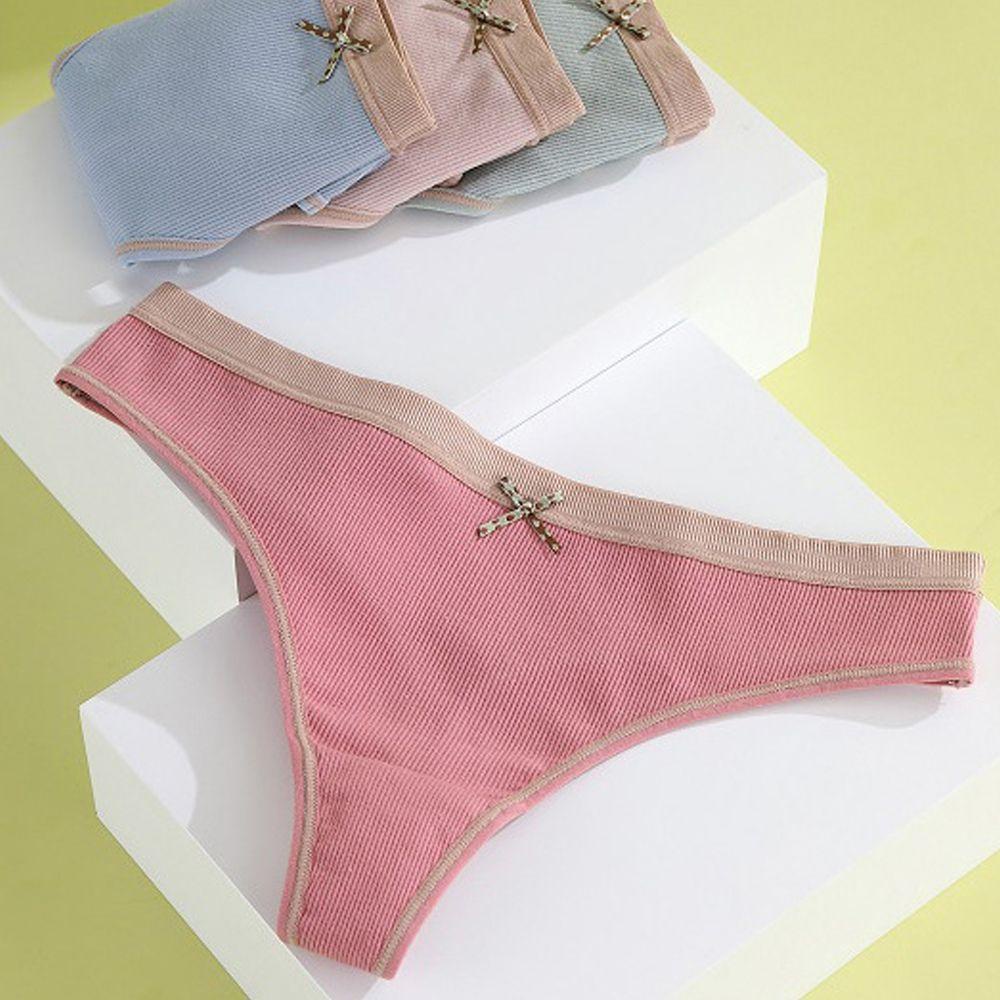 Quần Lót Cotton Lưng Thấp Thoáng Khí WMES15H Cho Nữ