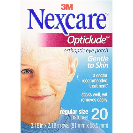 Hộp 20 miếng băng dán mắt 3M Nexcare Opticlude Orthoptic Eye Patch Regular Size ducthanhauto