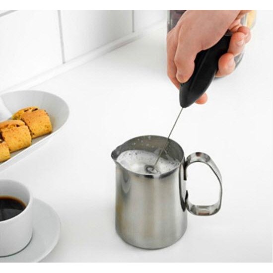 Cây tạo bọt cafe, tạo bọt sữa, đánh trứng, pha trà sữa matcha, socola, cacao cầm tay mini - dùng pin AA