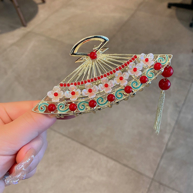 Kẹp Tóc Cỡ Lớn Thiết Kế Đơn Giản Thời Trang Mùa Hè Phong Cách Trung Hoa