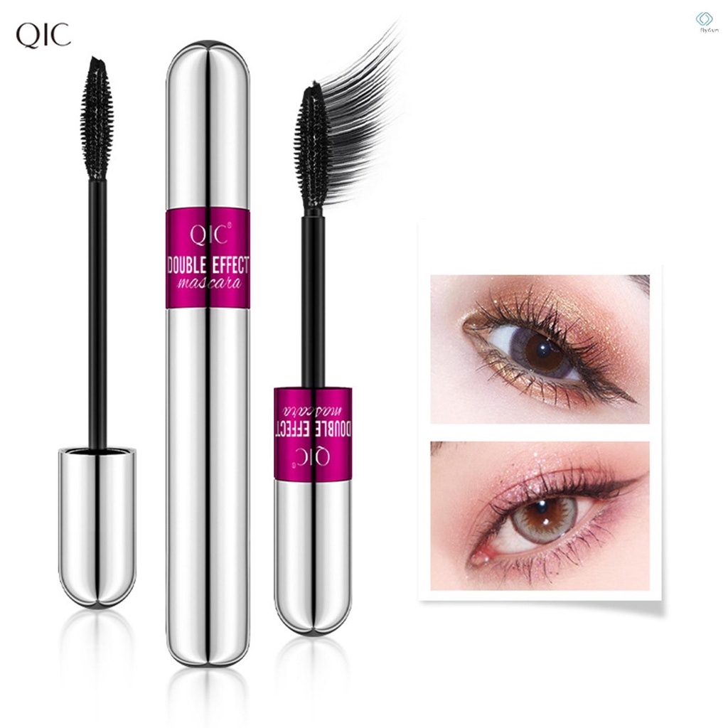 Mascara QIC màu đen chống thấm nước lâu trôi chuốt dày và cong mi với 2 màu khác nhau
 | BigBuy360 - bigbuy360.vn