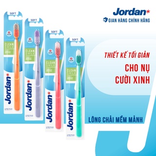 Combo 4 Bàn chải đánh răng Jordan Clean Smile, Lông Mềm