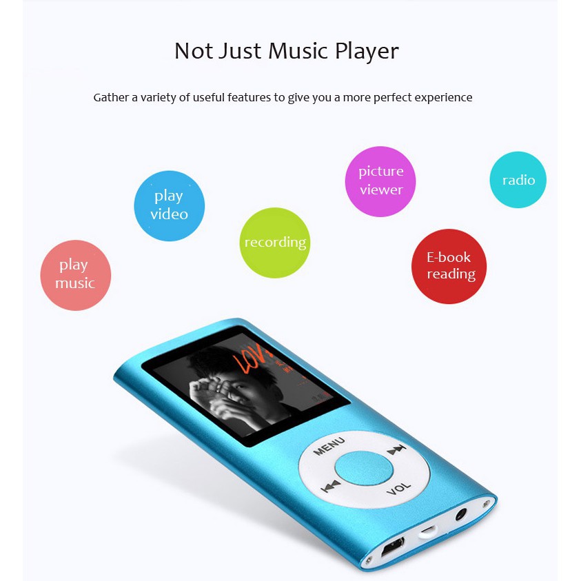Máy Nghe Nhạc MP3 MP4 1.8 "LCD Phong Cách IPod