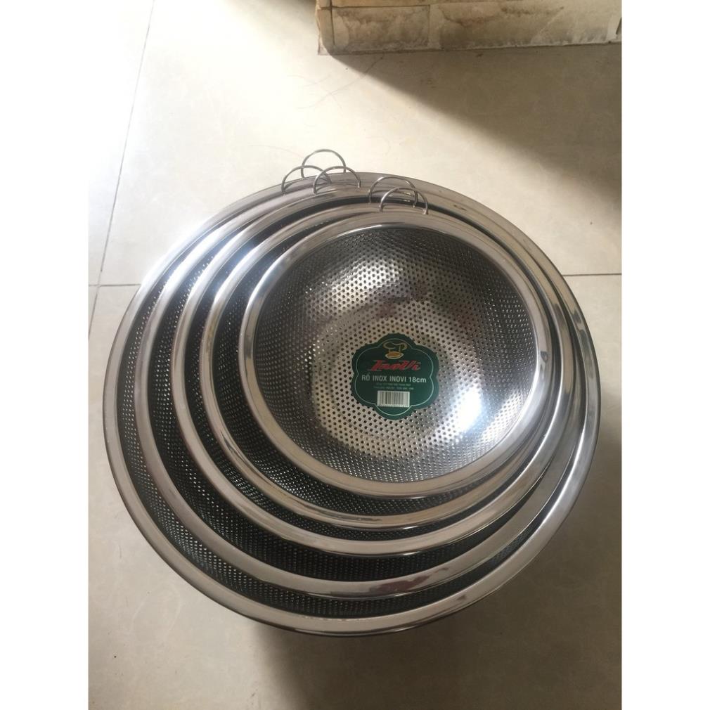 Bộ rổ inox siêu bền, siêu đẹp với nhiều size khác nhau