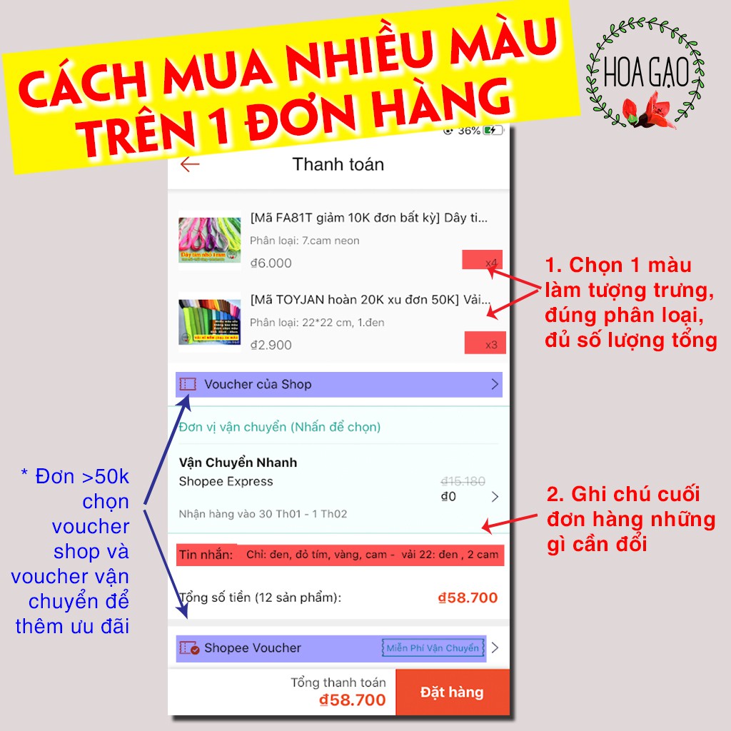 Dây kéo khoá giọt nước giọt lệ HKK 50cm GDKB dây lưới mềm khoá kéo áo gối, váy áo dài phụ kiện may mặc freeship