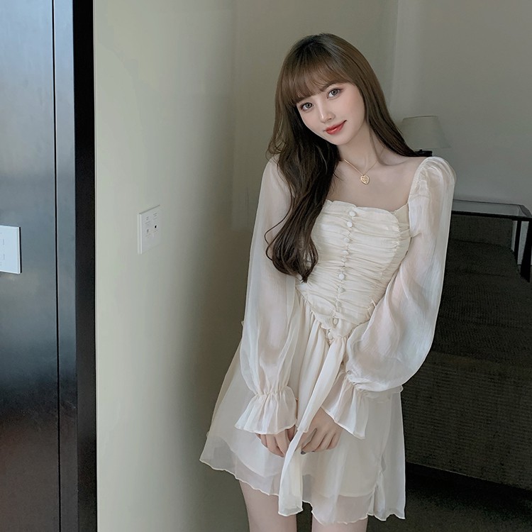 Đầm nữ ulzzang 3 tầng VD102 (có ảnh thật)