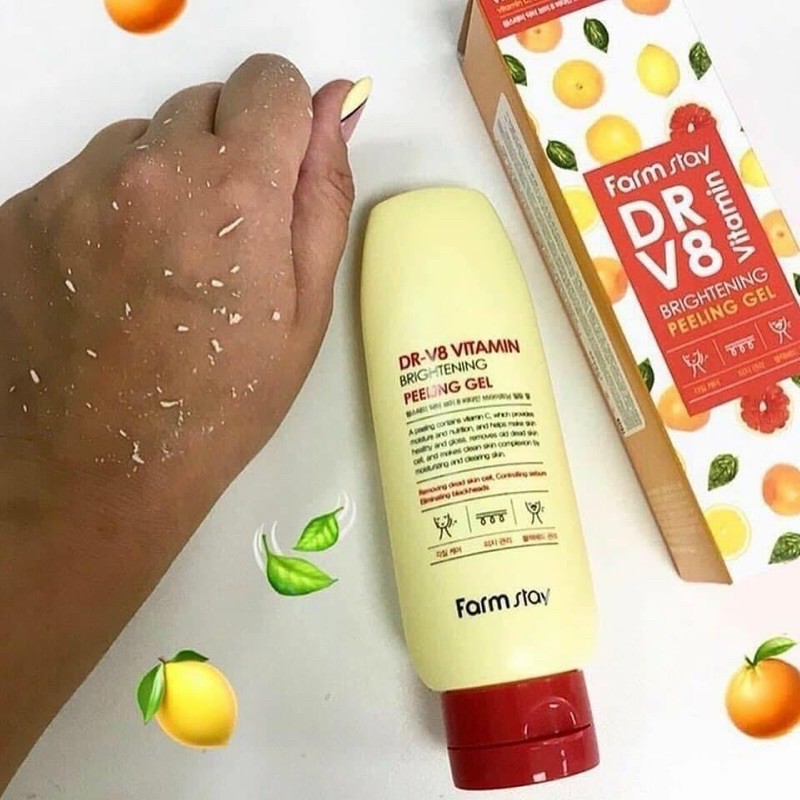 Farmstay Dr-V8 Vitamin Brightening Peeling Gel