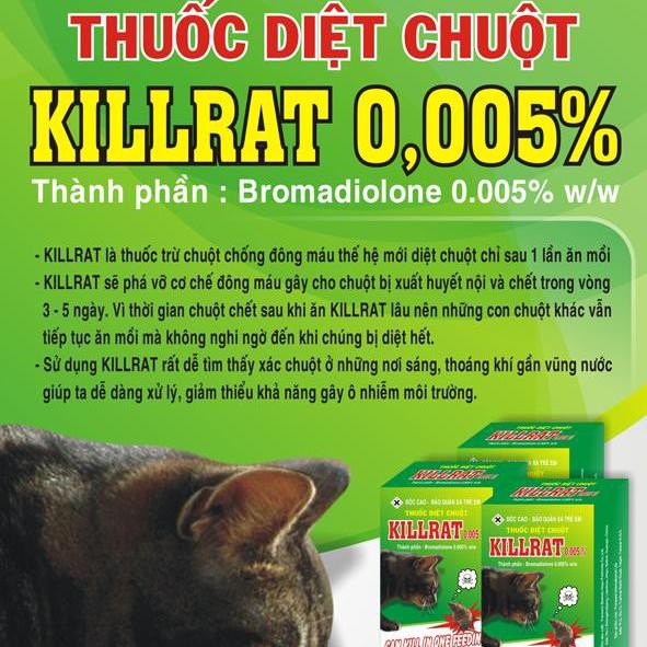 (1 gói 40g) Thuốc Diệt Chuột Killrat