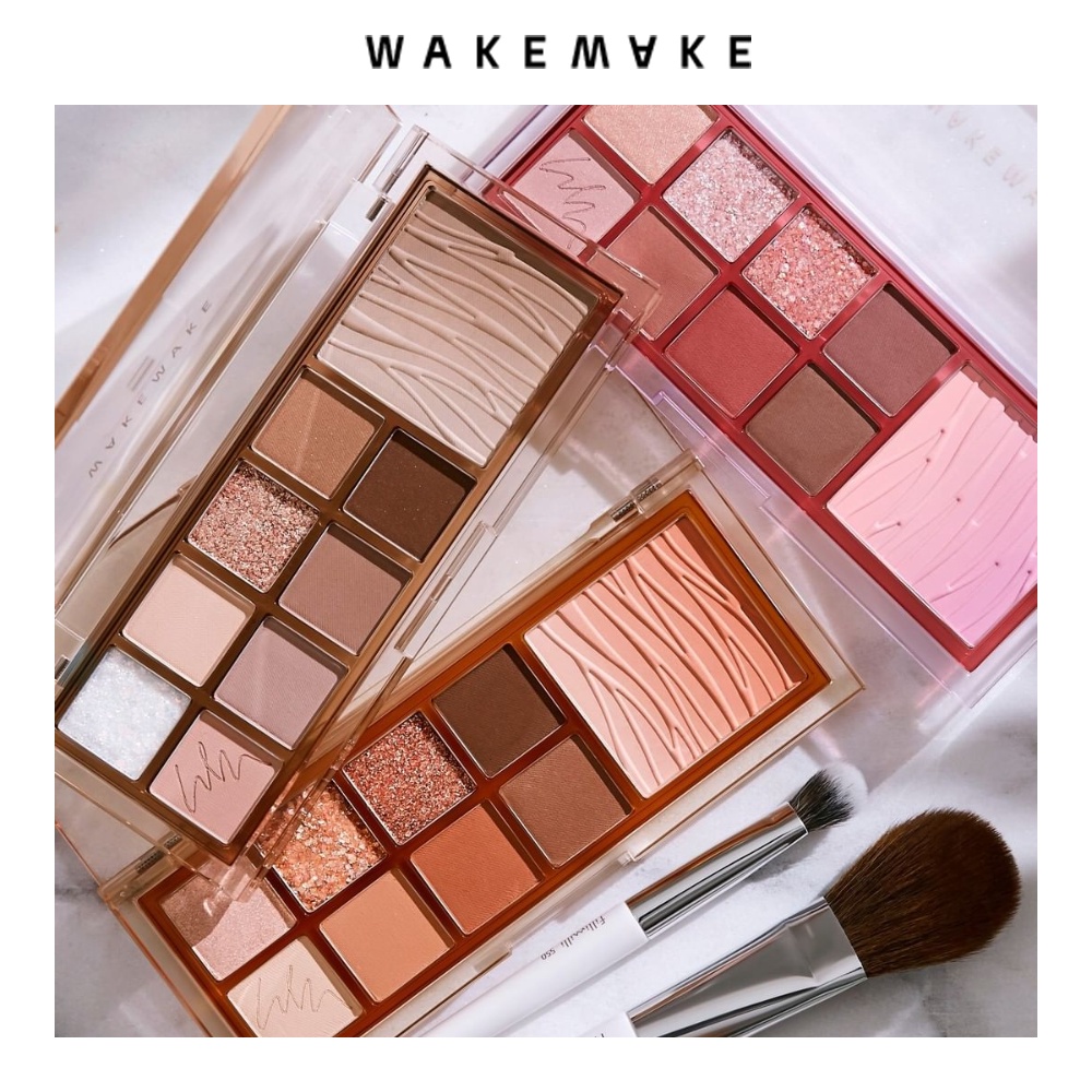 Bảng Phấn Mắt 9 Ô Wakemake Mix Blurring Eye Palette 10g