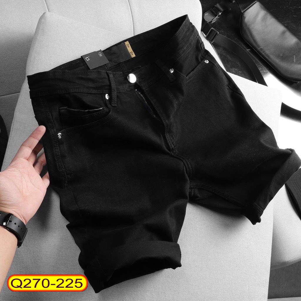 Quần Short Jeans Nam Chất Liệu Co Dãn Thời Trang Cao Cấp Cá Tính Trẻ Trung Cực Hot - Hazo