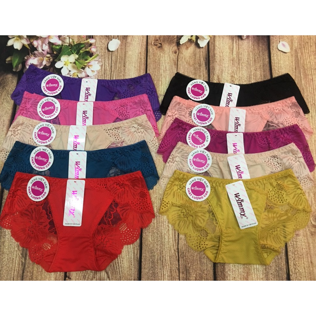 COMBO 5 QUẦN SU THÔNG HƠI REN HOA 2377