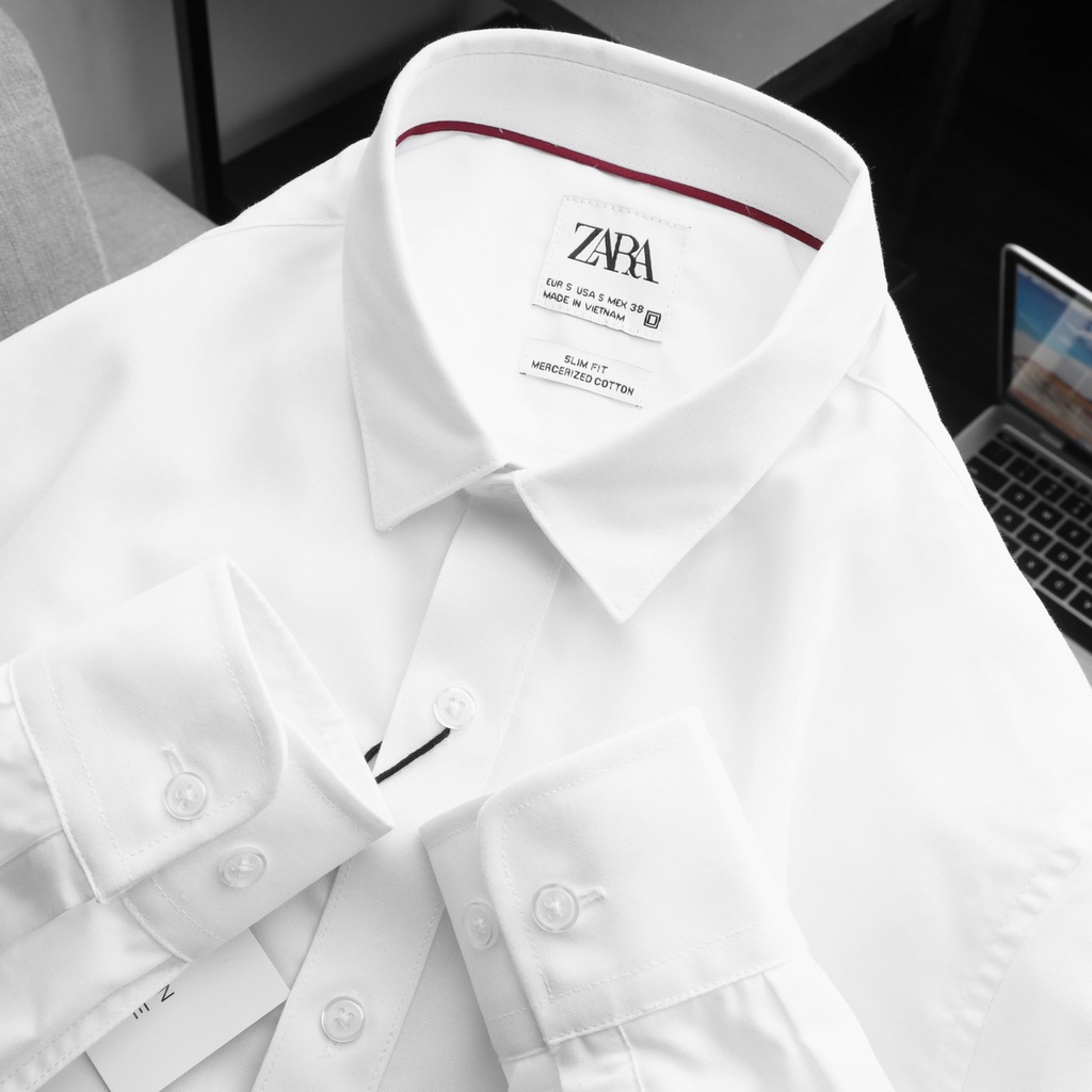 Aó sơ mi nam dài tay dư xịn ZR,Chất vải cotton lụa chống nhăn,Form Slimfit,thấm hút mồ hôi,hàng VNXK