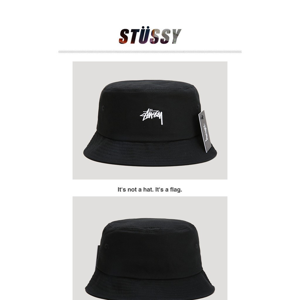 Mũ xô thêu logo Stussy tùy chọn màu sắc