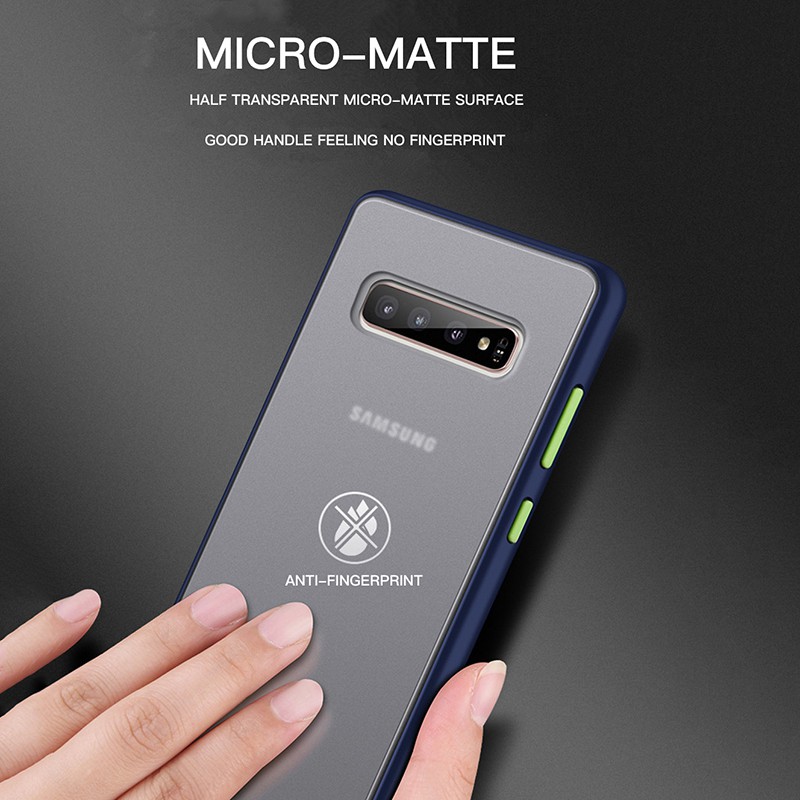 Chống Sốc Ốp Điện Thoại Mềm Mặt Nhám Bảo Vệ Cho samsung s8 s9 s10 plus s20 ultra s20 plus s20fe
