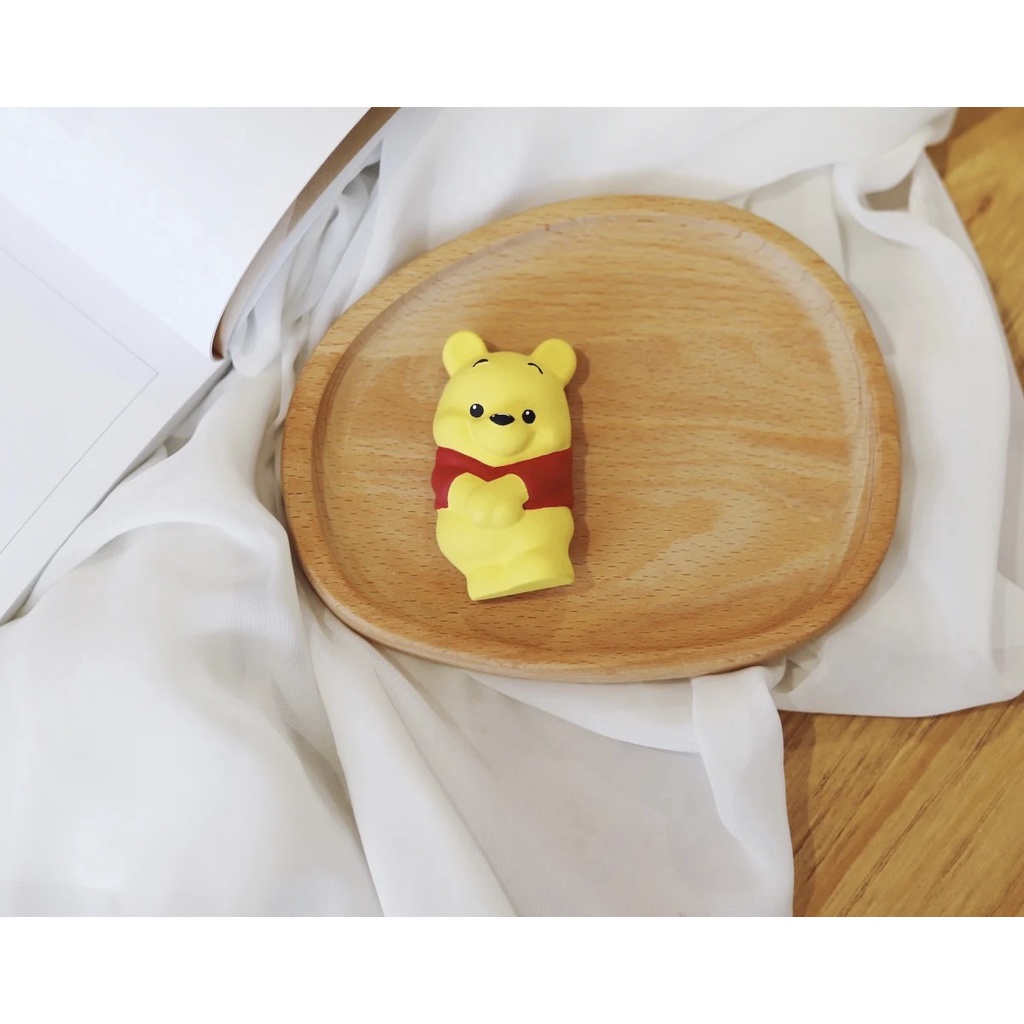 Tô tượng thạch cao gấu pooh 2d size nhỏ 6.8cm