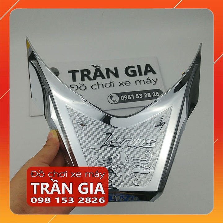 Ốp đèn soi biển số xe JANUS 2016-2017-2018-2019-2022021-2022-2023 cóc đèn xi inox - phụ kiện trang trí đồ kiểng