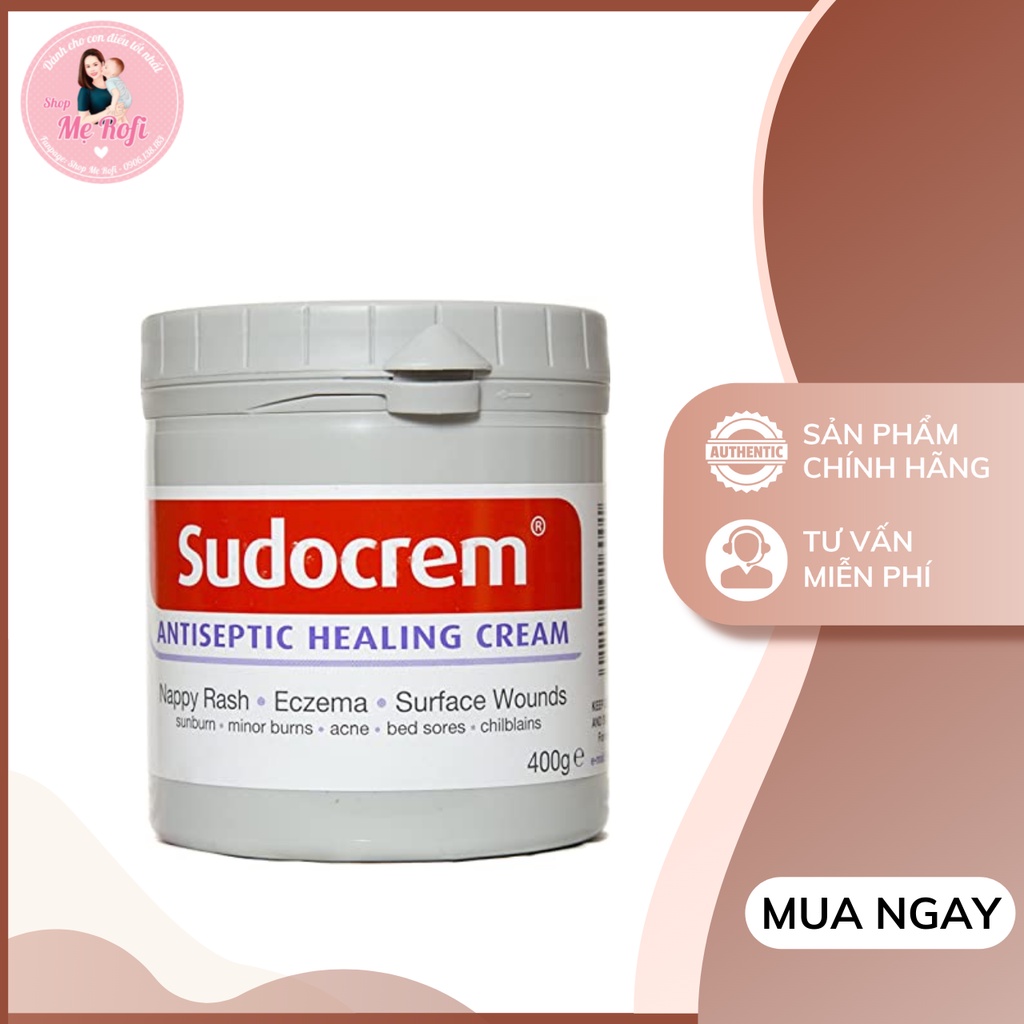 Kem hăm tã cho trẻ sơ sinh Sudocrem UK - 60g Mẹ Rofi