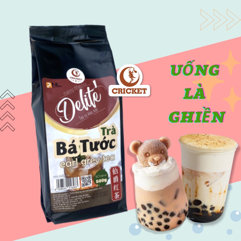 Trà Đen Bá Tước CAO CẤP DELITE -Nguyên liệu pha chế Trà Sữa nhanh & thơm ngon tuyệt hảo CRICKET