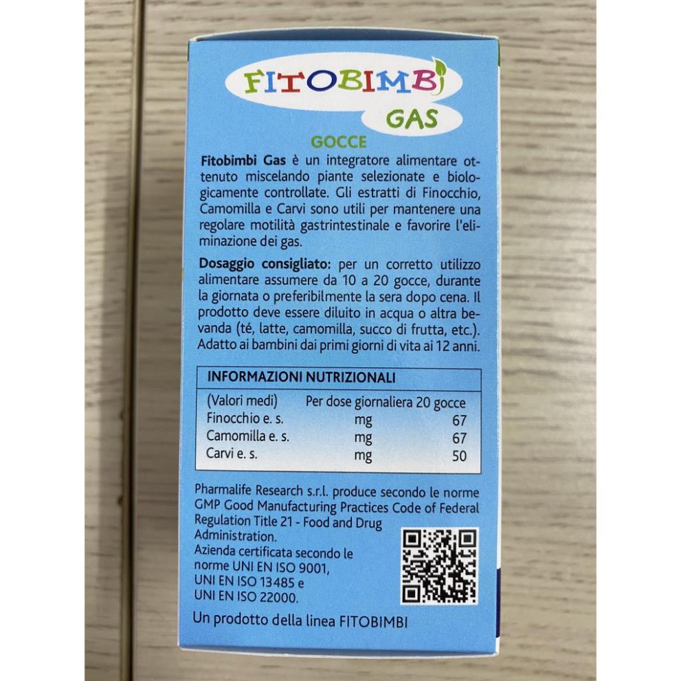 Gas Fitobimbi – Hết đầy hơi, không lo nôn trớ Fitobimbi Gas chai 30ml