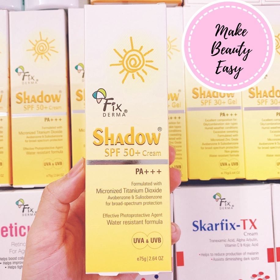 Kem chống nắng Fixderma Shadow SPF 50+ Cream 75g