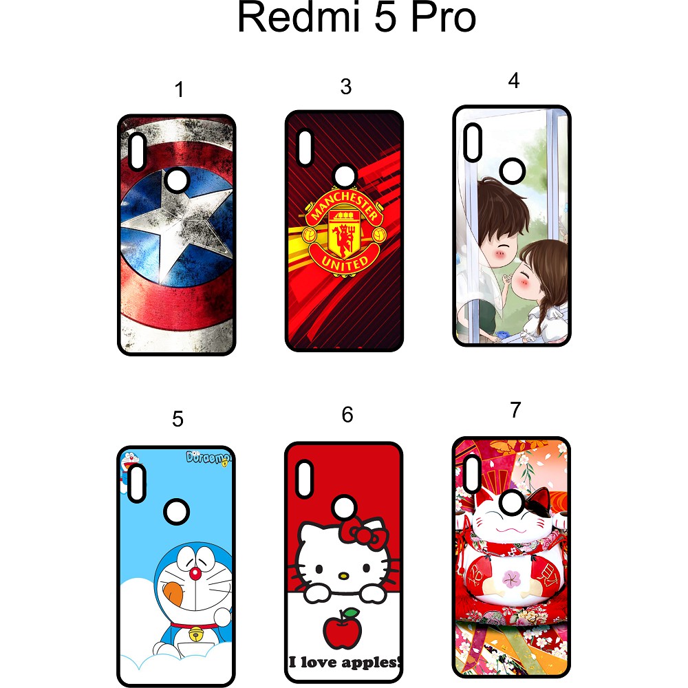 Ốp lưng kính hình in tuyệt đẹp cho máy Xiaomi PocoF1, PocoM3, PocoX3, Redmi5, Redmi5 plus, Redmi5 pro.