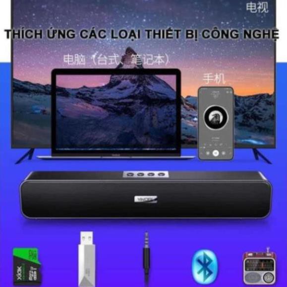 Loa thanh bluetooth GGear công suất 10W siêu bass - Pin 8 tiếng - Cho laptop tivi FM GA36