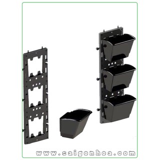 Module Tường Cây, tường đứng, khung chậu tường cây