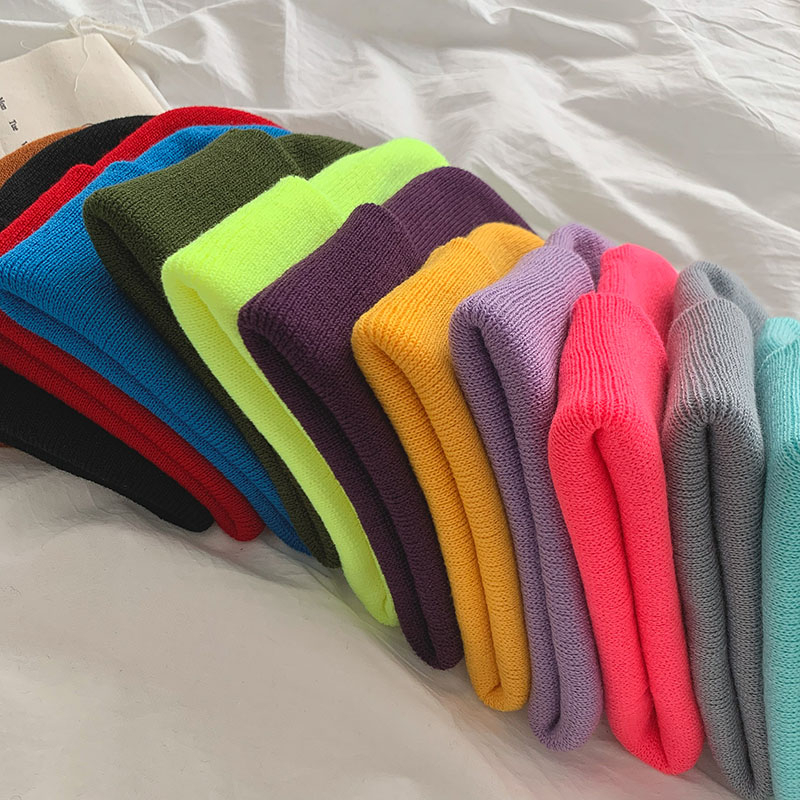 Mũ Len Màu Trơn Thời Trang Cho Các Cặp Đôi