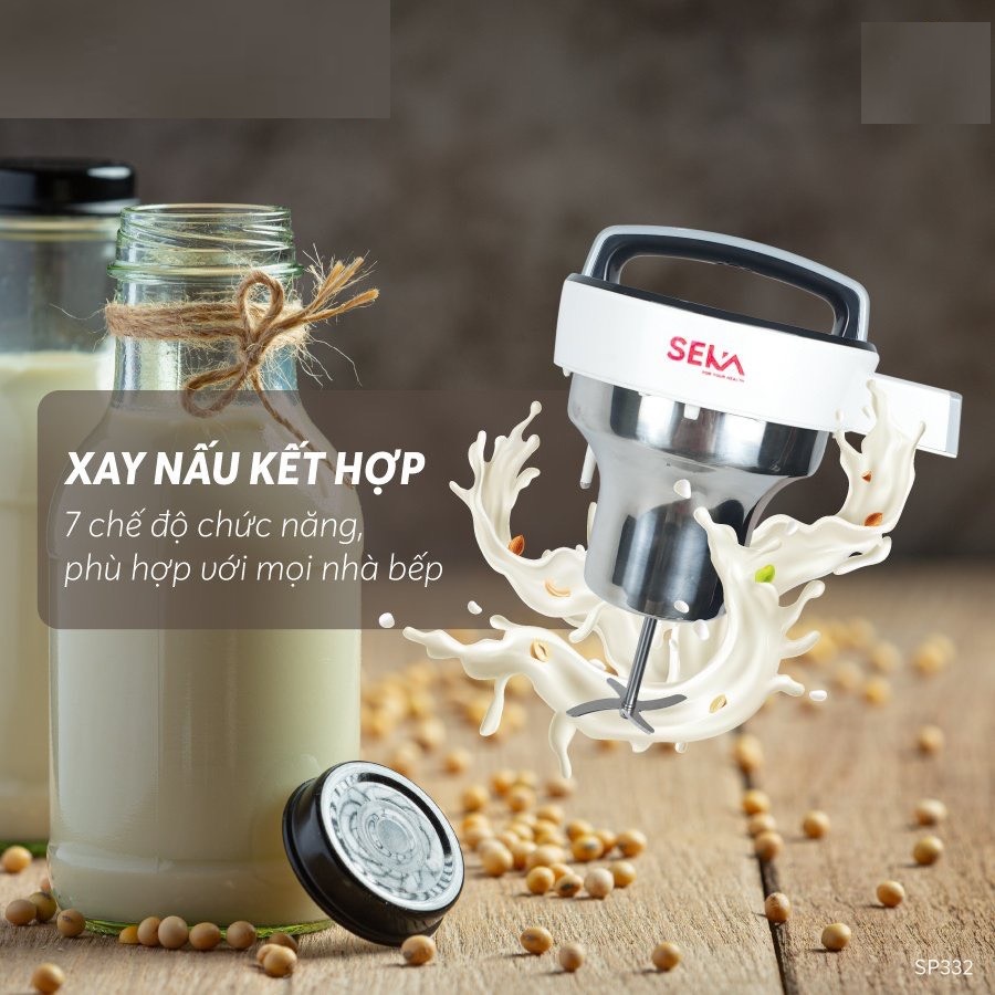 Máy Làm Sữa Hạt Đa Năng Seka Chính Hãng Cao Cấp