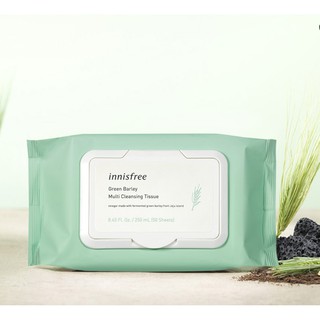 Khăn ướt tẩy trang lúa mạch Green Barley Cleansing Tissue