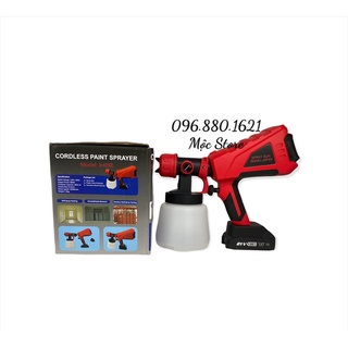Súng phun sơn dùng pin 800w