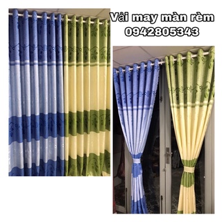 vải gấm thô may rèm màn (vải chưa may)