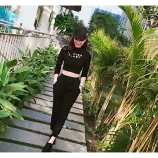 Quần Jogger len tăm