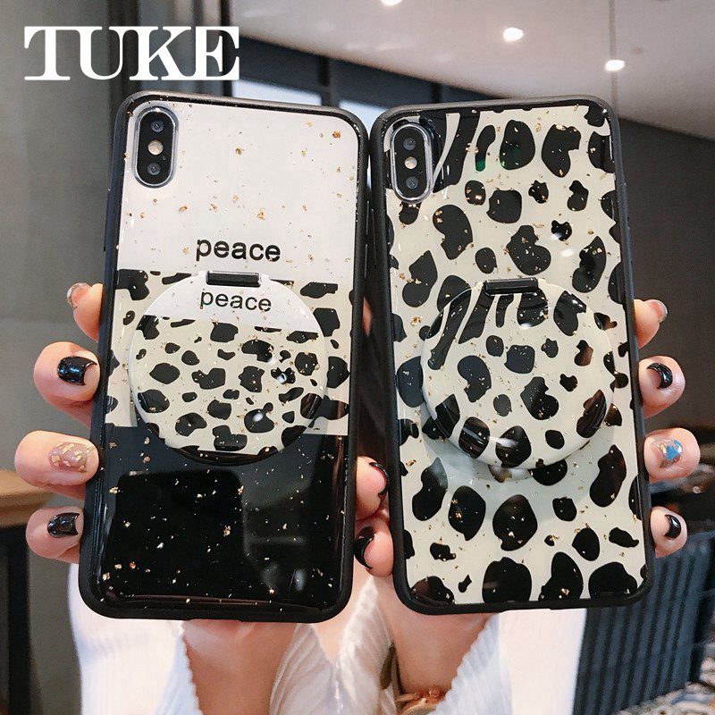 Ốp điện thoại TPU mềm có đế đỡ gương soi cho OPPO A91 A92S F9 A7X F11 Pro IQOO 3 K1 K3 K5 R9 R9P R9S Plus Realme X | BigBuy360 - bigbuy360.vn